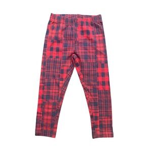 Polo Ralph Lauren Kids Plaid Flannel  Bottoms Pants 3T Red Black Valentines Day